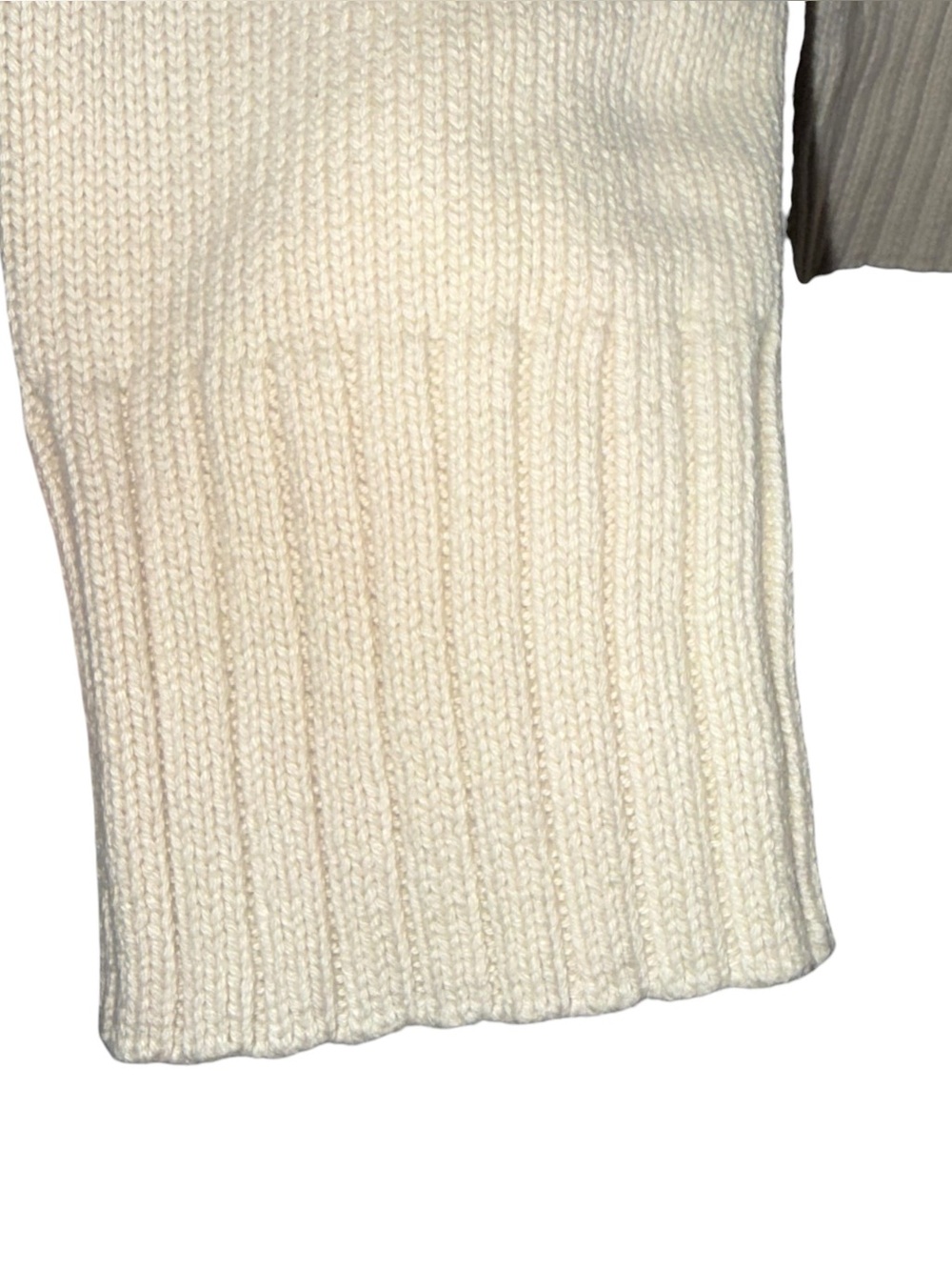 J. Crew Cozy Cotton Cream Turtleneck Sweater women’s sz XXL cotton Relaxed fit - Picture 6 of 13